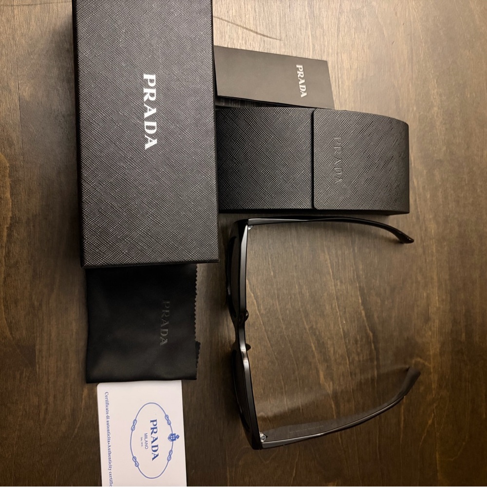 Prada Sleek Black Men's Sunglasses